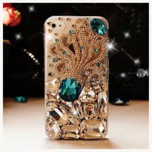 Iphone 4 Case, Iphone 4s Case, Bling Octopus..
