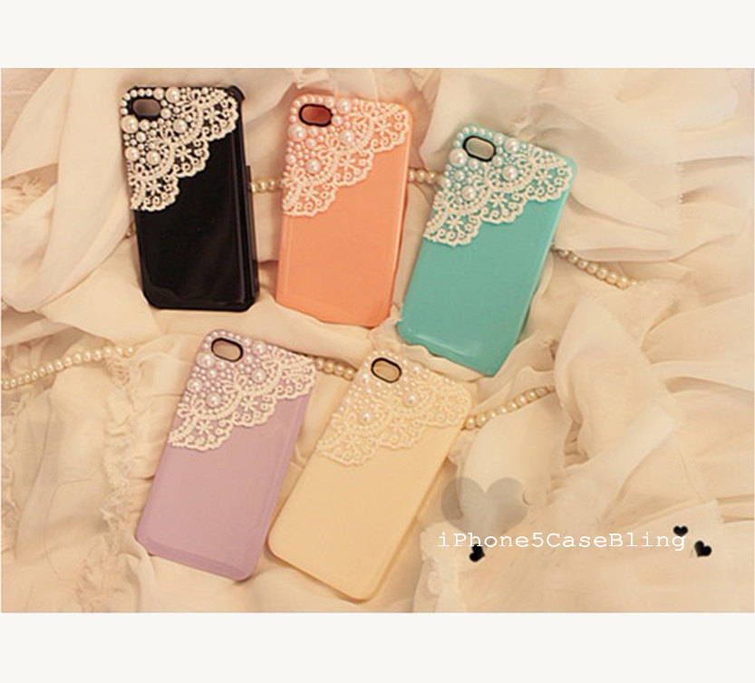 Iphone 5s Case, Iphone 5 Case, Cute Iphone 5 Case, Lace Iphone 5 Case