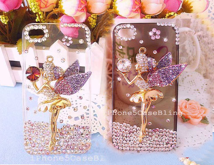 Iphone 5 Case, Iphone 5s Case, Iphone 5c Case, Iphone 4 Case, Iphone 4s, Tinkerbell Iphone 5 Case, Cute Iphone 4 Case, Iphone 5 Bling Case